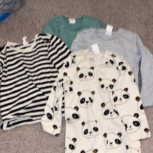 Lot of 4 H&M long sleeve tees